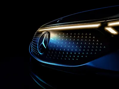 Electrifying Presence: Social Media Banner banner banner design content creation content design design electro car eqs luxury design mercedes benz new employee design post design social media social media design welcome post