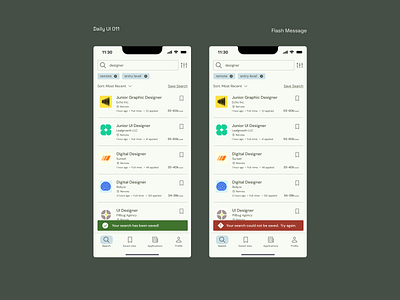 Daily UI 011- Flash Message daily ui 011 flash message
