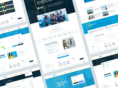 GoKursos Education — plataform course design layout education gokursos home interface interface ui landing page layout product design ui uiux ux