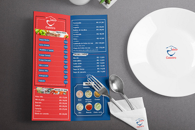 Sabor Caseiro - restaurante branding cardápio design food graphic design logo menu restaurant visual identity