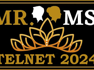 Mr & Ms Telnet 2024 design graphic design