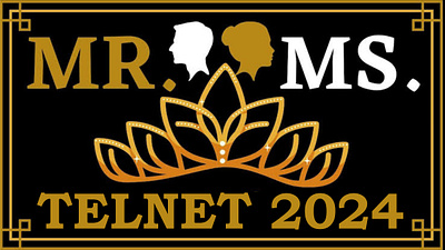 Mr & Ms Telnet 2024 design graphic design