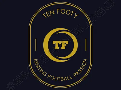 TENFooty design graphic design logo