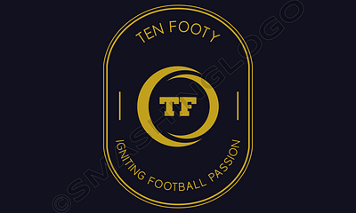 TENFooty design graphic design logo
