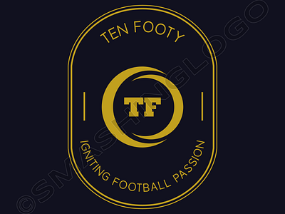 TENFooty design graphic design logo