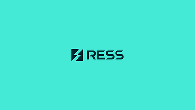 RESS logo design battery clean energy identity logo typography