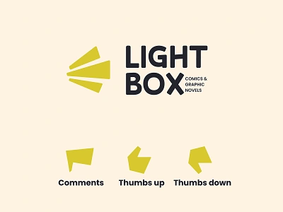 Lightbox branding graphic design logo