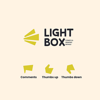 Lightbox branding graphic design logo