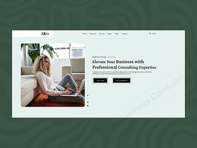 Business Consulting business business consulting consulting design tranding 2024 ui uiux website