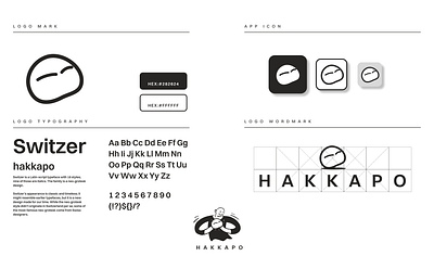 Hakkapo Logo & Wordmark bao branding design doodle food graphic design illustration japanese line work logo monochrome restaurant wordmark