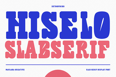 Hiselo Slab Serif Display Font branding font fonts graphic design logo serif slab serif