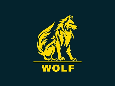 Wolf Logo animals branding classic clean colorful creative logo design graphic design logo logo for sale minimalist modern motion graphics typography ui unique ux vector wolf wolf logo zoo