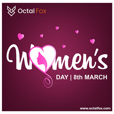 Women's Day | Octalfox 3d animation branding graphic design logo motion graphics ui