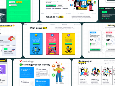 Bello - Design Agency Landing Page branding design graphic design ui ux website