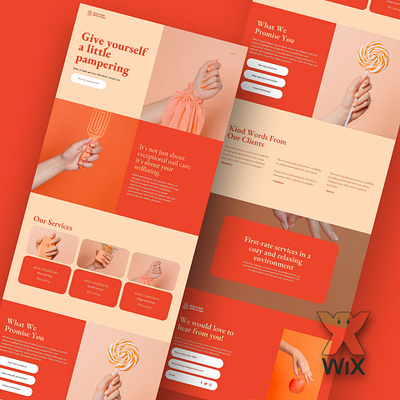 Agency Project Design with WIX business design ecommerce website elementor pro fiverr illustration ui upwork web design wix wordpress