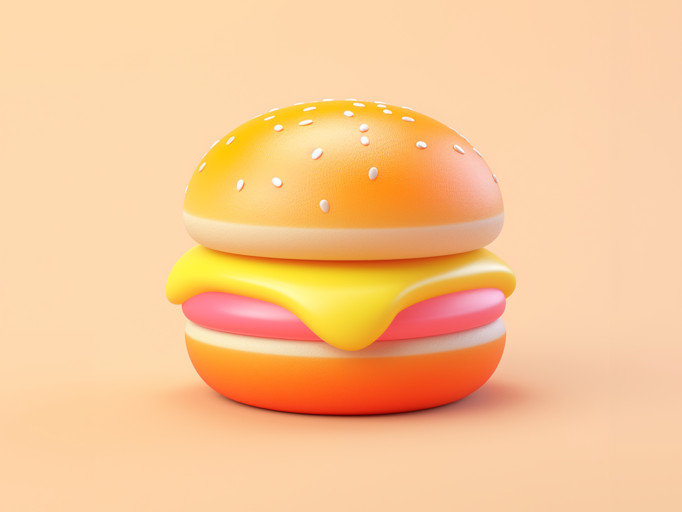 Example of 3D Custom Cartoon Food Mascot