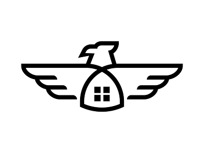 Hawk House Logo brand branding hawklogo houselogo logo logos