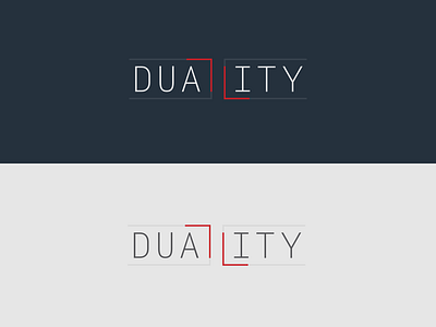 Duallity branding graphic design logo vector