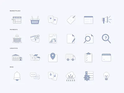 Cannabis Marketplace Empty States api cannabis cards data empty empty state empty states graph illustration insights integrations logistics marketplace messaging notifications payments search shopping