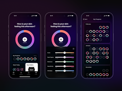 Skincare Routine UI/UX beautyindustry beautytech digitalhealth ecommerce healthyskin highqualityproducts innovativetechnology madiallen madisonallen mobileappdesign personalizedskincare productdesign skincareapp skincareroutine skintracking uiuxdesign userexperiencedesign userinterfacedesign