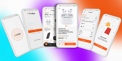 E-commerce Mobile Ui Design - Ui/Ux app design ecommerce app ecommerce mobile ui gadget app mobile ui ui uiux uxui