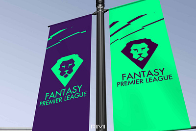 FPL Banner Idea adobe art banner branding design designer fantasy fantasy premier league fantasypremierleague fpl fpl specialists graphic design green lion mockup pimi purple