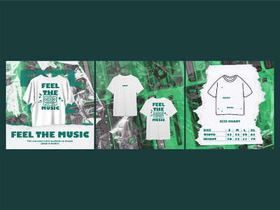 Instagram Feeds (Feel The Music T-shirt) branding design graphic design illustration instagram instagram feed