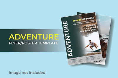 Flyer adventure adventure branding design flyer graphic design illustration poster template vector