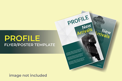Flyer Profile New Arrivals arrival branding design flyer graphic design illustration new poster profile template vector