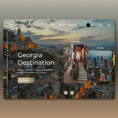 Georgia Web Design 3d animation app appdesign branding design graphic design illustration logo motion graphics ui uidesign ux uxdesign