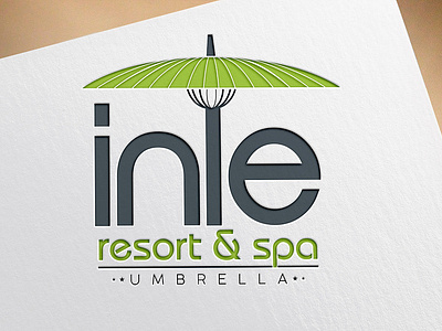 Resort & Spa Logo 3d branding design graphic design illustration logo mockup ui ux vector