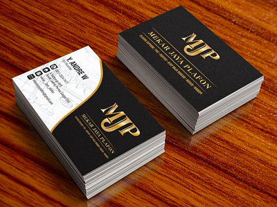 Business Card Design "MJP" brand design brand identity branding business card business card design card card design design graphic design visual design