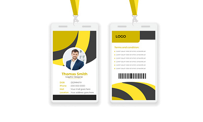 Modern ID card design template advertising aesthetic id card brand identity branding id card creative id card custom id card design id card graphic design hire hire graphic designer hire id card designer id card design marketing id card modern modern id card professional simple id card trendy id card vector vector id card