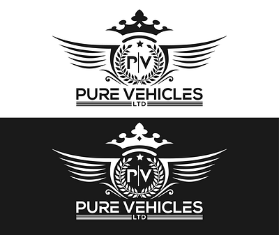 LOGO DESIGN: PURE VEHICLES LTD branding graphic design logo logo design logotipo