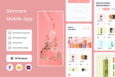 Glowify - Skincare Mobile App beauty