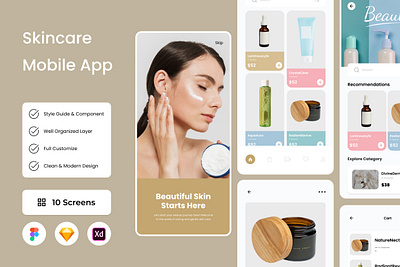 Glow - Skincare Mobile App beauty