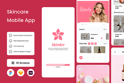 SkinErr - Skincare Mobile App beauty