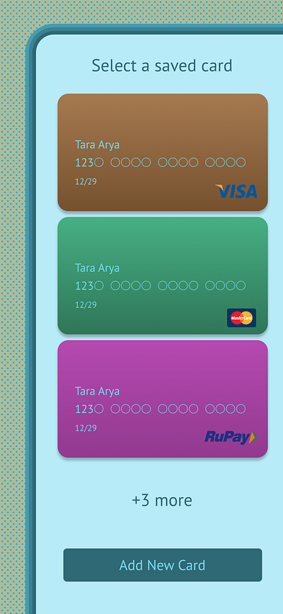 Payments Screens creative credit card dailyui design payment typography ui ux