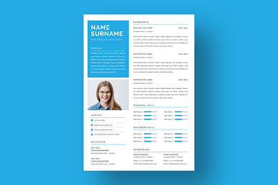 Resume graphic design resume