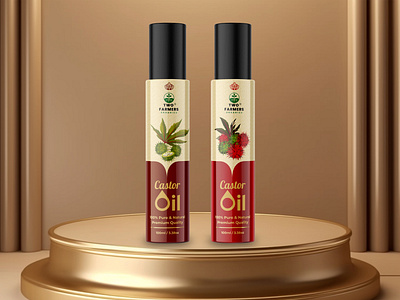 Hair Oil Label Design branding hair oil hair oil label design label design oil label packaging product design