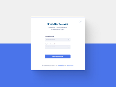 Create Password Modal Design - NK - Genbreakers design genbreakers graphic design illustration narenmuthukumaran nk ui ui design ux ux design