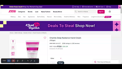 A+ Content layout to Html for ITC Brands (2020-2021) a content charmis html css nykaa