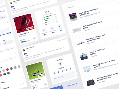 Ecommerce Components Design - NK - Genbreakers design genbreakers graphic design illustration narenmuthukumaran nk ui ux website design