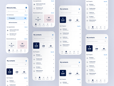 Random scheduling app design minimal minimalistic mobile mobile design ui user interface user interface design