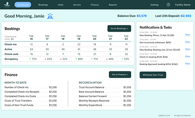 Property Management Platform (prop-tech saas) booking figma payments platform prop tech property management saas ui ux website