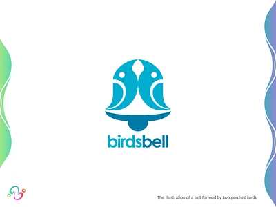 Birds Bell Logo animal bell bird brand design brand designer chirp clock logo design logo designer logo for sale logo idea logo inspiration logomark logotype sound time tower twitter wildlife zzoe iggi