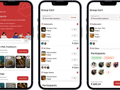 Group order feature - Food app