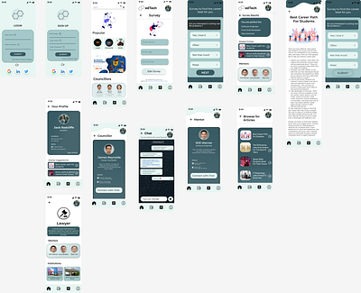 Innovative UI Design Competition Entrant ] branding edtech graphic design health logo sleekdesign ui