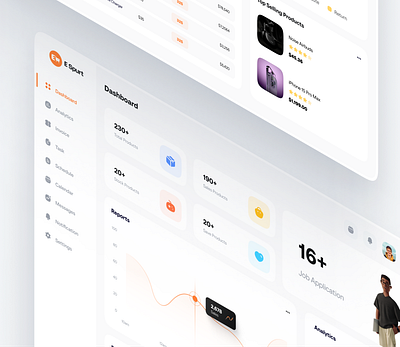 E-Commerce Admin Dashboard admin dashboard analytics branding customerservice dashboard dashboard ui design designinnovation designtrends ecommerce ecommerce theme product analytics product managemnt ui uiux userexperience userinterface