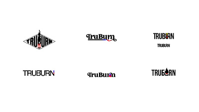 Concept logos for Truburn. branding graphic design logo